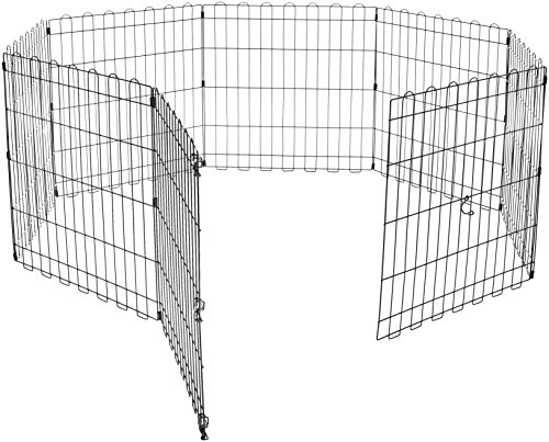 Amazon Basics Hondenren Zonder Deur 9004-24A, 60,9 cm, Zwart - Afbeelding 3