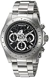 Invicta Men's Disney Limited Edition Japanese-Quartz Watch with Stainless-Steel Strap, Silver, 20 (Model: 22864)
