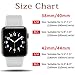 ATUP Compatible with for Apple Watch Replacement Band 38mm 40mm 42mm 44mm Women Men, Soft Silicone Band Compatible with for iWatch Series 5, 4, 3, 2, 1 (Gray, 38mm/40mm-S/M)