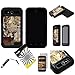 For ZTE MAVEN/ZTE Overture2 Case Z810 Z791/ ZTE Fanfare Case Z792/ ZTE Speed Case N9130/ ITUFFY 3items: LCD Screen Protector + Stylus Pen + Dual Impact Hybrid Armor Case (Tree Deer Camouflage)