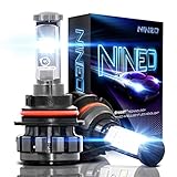 NINEO 9007 LED Headlight Bulbs, CREE Chips, Hi/Lo beam Cool White Conversion Kit 6000K 7,200Lm - 3 Yr Warranty