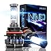 NINEO 9007 LED Headlight Bulbs, CREE Chips, Hi/Lo beam Cool White Conversion Kit 6000K 7,200Lm - 3 Yr Warranty