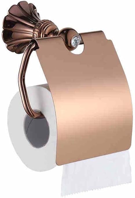 WENBO Home- European Rose Gold Toalla de Papel WC Papel higiénico