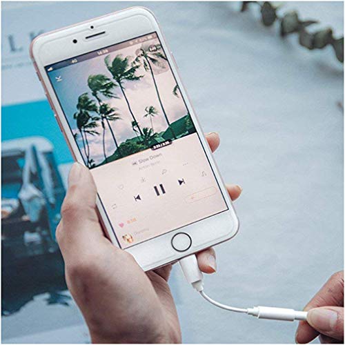 Headphone Adapter for iPhone Adapter Jack Dongle Compatible with iPhone 7/7Plus/8/8Plus /X/XS Max Earphone to 3.5mm Jack Aux Audio Stereo Adaptor Cable Accessories Compatible iOS 12 System
