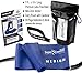 7Ft Long Resistance Bands for Stretching - Resistance Bands Set with Door Anchor - Exercise Bands Including Carry Pouch, E-Book & App - Latex-Free Workout Bands (Medium Blue)