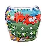 Babygoal Baby Swim Underwear, Reuseable Washable Adjustable Swiming Diapers,Swim Diaper SWD43-US