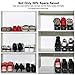Shoe Slots Space Saver | Shoe Slotz Space Saver | Shoe Slots Organizer | Shoe Rack Space Saver | Double Layer Shoe Rack Space Saver Plastic Shoe Slots Organizer |10 Pcs Pack
