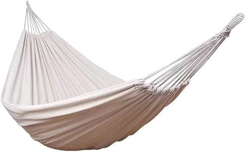 VHNBVHGKGHJ Columpio de playa para exterior con doble hamaca de tela y