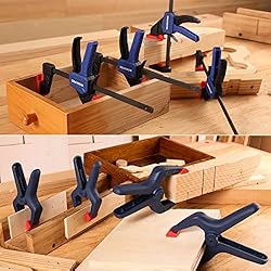 WORKPRO 8-Piece Clamp Set for Woodworking, 4-pack