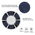 Flag Pole Light, American Flag Solar Lights 26 LED Weatherproof Auto ON/OFF Night Light Downlight for 15 to 25ft Flag Pole