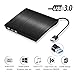 [Updated Version]External CD Drive, ACETEND USB 3.0 Portable CD DVD +/-RW Drive Slim DVD/CD Rom Rewriter Burner Writer, High Speed Data Transfer for Laptop Notebook PC Desktops Support Windows/Vista/7