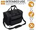 AUMTISC Pistol Range Bag Tactical Shooting Gun Range Bag with Penty of Room for Handguns Lightweight Durable(Black)