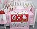 SOHO Butterflies Red Meadows Nursery Bedding Complete Set