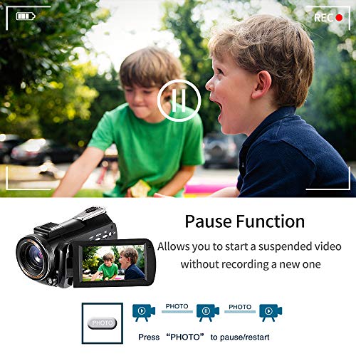 Videocmara-Cmara-de-Video-4K-ORDRO-AC5-con-Zoom-ptico-de-12x-31-Pantalla-Tctil-IPS-Ultra-HD-1080P-60FPS-Videocmaras-con-Cmara-Digital-con-Micrfono-y-Lente-Gran-Angular