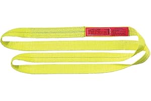 LIFT ALL Lift-All Web Sling, Type 5, Polyester, 1inW, 5 ft.L,Yellow