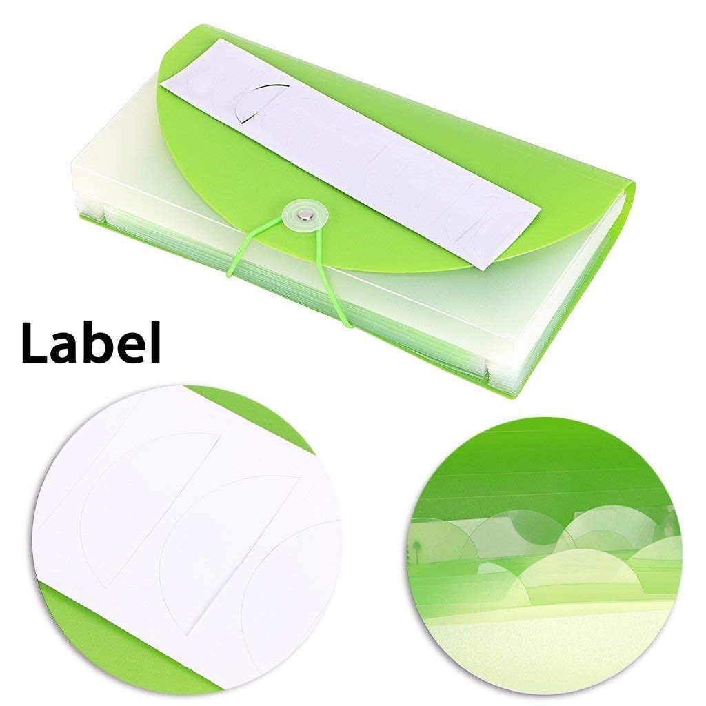 Raccoglitore Ad Anelli A4 3 Portalistino A4 Con 40 Tasche - Cartella In Plastica Per Documenti Portalistini A4 - Foto 3