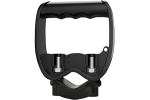 YEYEBEST Back-Saving Tool Handle Attachment, Labor-Saving Tool Handle, Labor-Saving Ergonomic Shovel or Rake Handle, Add-on Universal Fitting Grip, Black