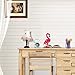 Fiesta Tropical Plastic Flamingo Marquee Light, LED Baby Night Light, Romantic Dim Mood Lamp 2AA Battery Operated, Wall Decor