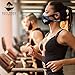 Sky Tree Fitness Hypoxic Mask - High Altitude Resistance Mask - Includes Free Carrying Case (Black, Small)