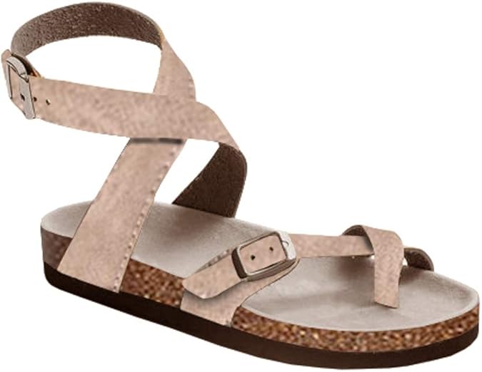 ankle strap buckle flip flop gladiator thong flat sandals