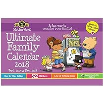 2018 Motherword Magnetic English Calendar 2018 Motherword Magnetic English Calendar