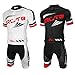 Arltb Cycling Jersey and Bib Shorts Set Bicycle Bike Short Sleeve Jersey,White,XX-Large