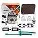 HUZTL C1Q-S97 Carburetor for STIHL FS38 FS45 FS46 FS55 KM55 HL45 FS45L FS45C FS46C FS55C FS55R FS55RC FS85 FS80R FS85R FS85T FS85RX String Trimmer Weed Eater with Air Filter Fuel Line Kit primary