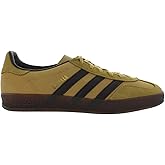 adidas Gazelle Indoor Mens Shoes Size 8, Color: Oat/Dark Brown-Brown
