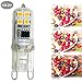 LEMENG G9 LED Light Bulb 2W, Mini Size 20W Equivalent 200LM, Warm White 2700K AC 120V Bi-Pin G9 Base LED Halogen Replacement Bulbs, Not Dimmable- 10 Pack