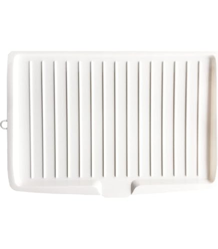 Rubbermaid Large White Drain Board Dish Drainer
