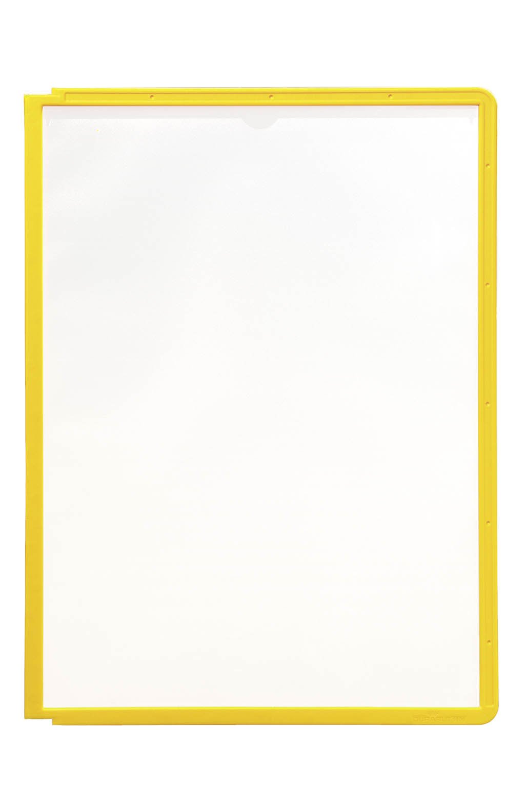 Durable SHERPA Display Panels | A4 Format in Yellow | Pack of 5 Panels | To Be Used with SHERPA Display Units