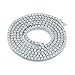 Bling Bling NY NEW 1 Row Tennis Necklace/Bracelet Silver Finish Lab Created Diamonds 3MM Iced Out Solitaires