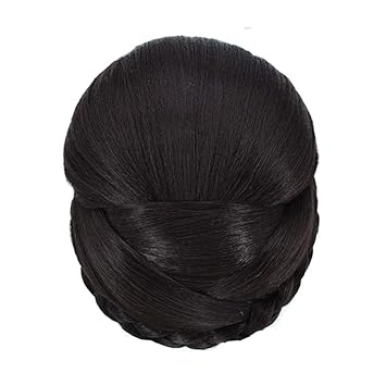 Amazon Com Synthetic Braided Updo Hairpieces Clip In On Bun