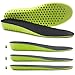Ailaka Elastic Shock Absorbing Height Increasing Sports Shoe Insoles, Soft Breathable Honeycomb Orthotic Replacement Inserts for Men & Women
