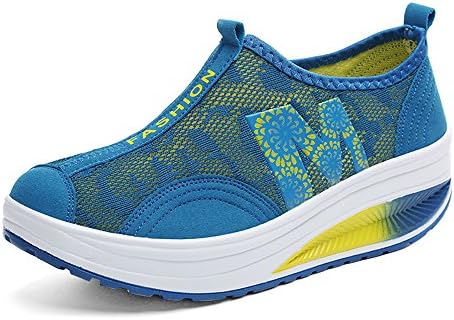 Women's Stylish Platform Wedges Walking Fitness Shape up Sneaker Toning Shoes