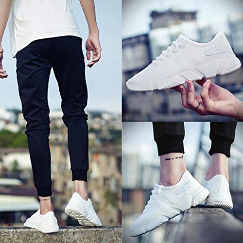 Men's Couple Warm Waterproof Mesh Lace-Up Sneakers Breathable Boots Breathable Casual Wear Resistant Shoes Thickening Antiskid Comfy Running Jogging Fitness Athletic Walking Outdoors