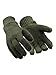 RefrigiWear Fleece Lined Thinsulate Insulated Ragg Wool Gloves, Green - X-Large