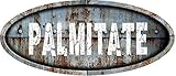 Any and All Graphics Palmitate 6" Euro Oval Shaped