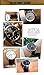 TStrap Genuine Leather Watch Bands 22mm Brown Leather Watch Strap with Rose Gold Pin Buckle for Men Women