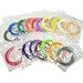 3D Pen Filament Refills - 400 Linear Feet 1.75mm ABS Pack of 20 Different Colors in 20 Feet Lengths by HUSOAR