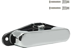Phrilam Pro TL-60S Vintage Alnico 5 Single Coil Neck Pickups for FD Tele Style Electric Guitar, Chrome