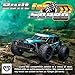 Remote Control Car for Boys - RC Monster Truck with 2 Rechargeable Batteries - 1:16 Big, 16MPH Fast, 2.4 GHZ Controlled - Race for Offroad, Electric Vehicle Hobby Toy for Kids, Adults - Great Gift