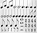 Dry Erase Music Staff Laminated Giant Poster 61
