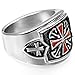 Jude Jewelers Stainless Steel Crusader Cross Ring (11)