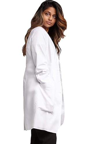 FIGS Women's Aurora Premium Lab Coat, White S in Kuwait Whizz