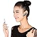 Wireless Bluetooth Headset V4.1, GLCON Hands-free Earbud Earphone Earpiece headphones, Noise Canceling Microphone, Dual Pairing Ear Buds for Apple iPhone 8 7 Plus 6s 6, TV, Android Smart Phones, Black