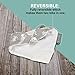 The Original Chewy Teething Bib : Super Absorbent Reversible Bandana Drool Bib For Teething Babies. Food-Grade Silicon Teethers are BPA and Phtalates-Free | Gray Stripes Neckerchew by CHEEKY CHOMPERS