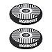 IronMount Gun Magnet Mount | 35 Lb Rated Double-Sided Magnetism | Adhesive Magnets Rubber Coated Magnetic Gun Mount & Holster | Concealed Holder for Car, Handgun, Pistol, Shotgun, Rifle (2 Pack)