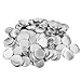 VEVOR Button Parts 2000PCS Pin Buttons 1Inch 25mm Top/Bottom Cover Clip Pin Button Parts for Badge Maker Machine (25MM 2000P Sets)