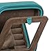 Mele & Co. 0062640 Josette Faux Leather Travel Jewelry Case Turquoise